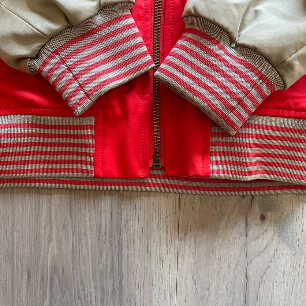 Ralph Lauren Embroidered Satin Bomber Jacket - Picture 5 of 15